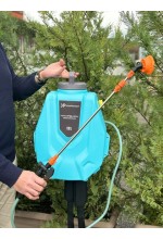 Photo from customer for Pompa Elettrica a batteria 12 Lt komiprotect 5,5 BAR ultra LEGGERA